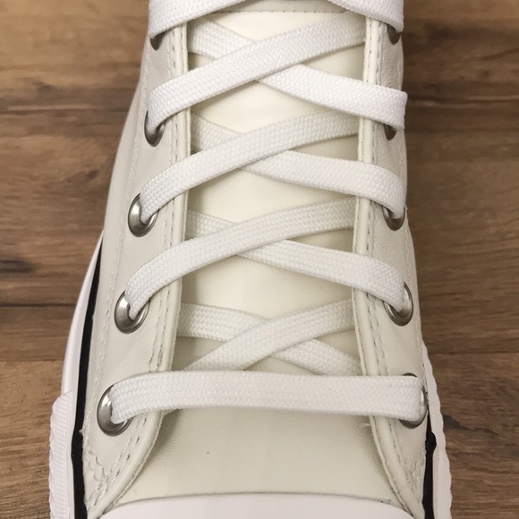 PLATFORM LEATHER CONVERSE EXTRA HIGH TOP BRAND NEW - Picture 6 of 15